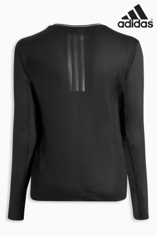 adidas Run Black Long Sleeve Tee